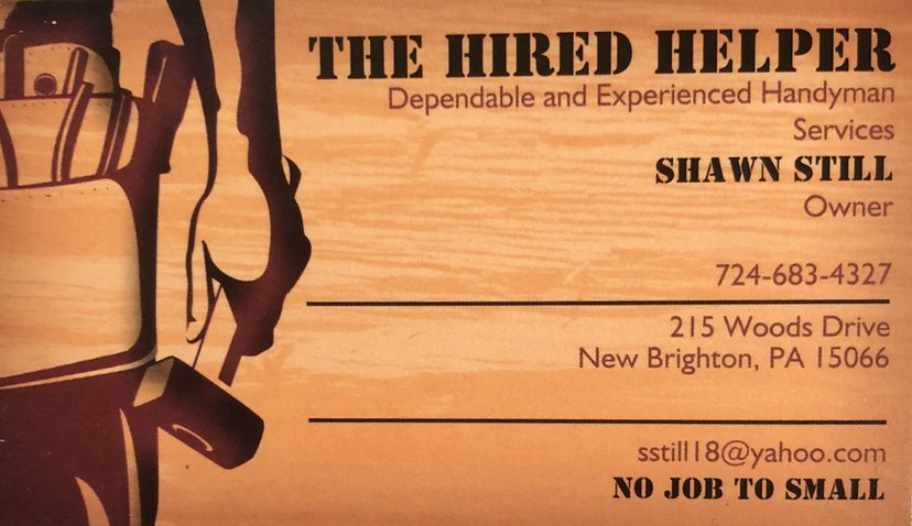 The Hired Helper Business Card